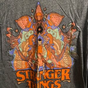 Stranger Things Graphic Gray T-Shirt